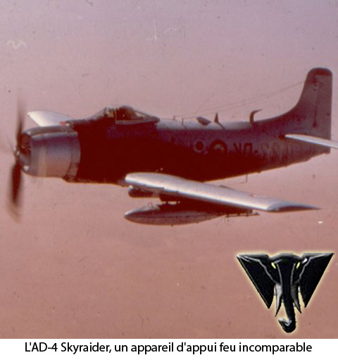 L\'AD-4 Skyraider, un appareil d\'appui feu incomparable 