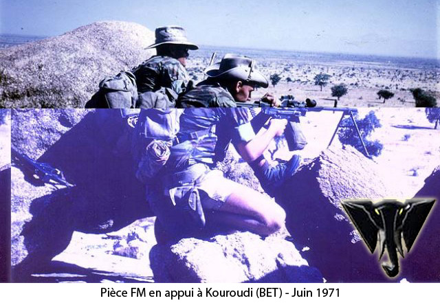 Pièce FM en appui à Kouroudi (BET) - Juin 1971 
